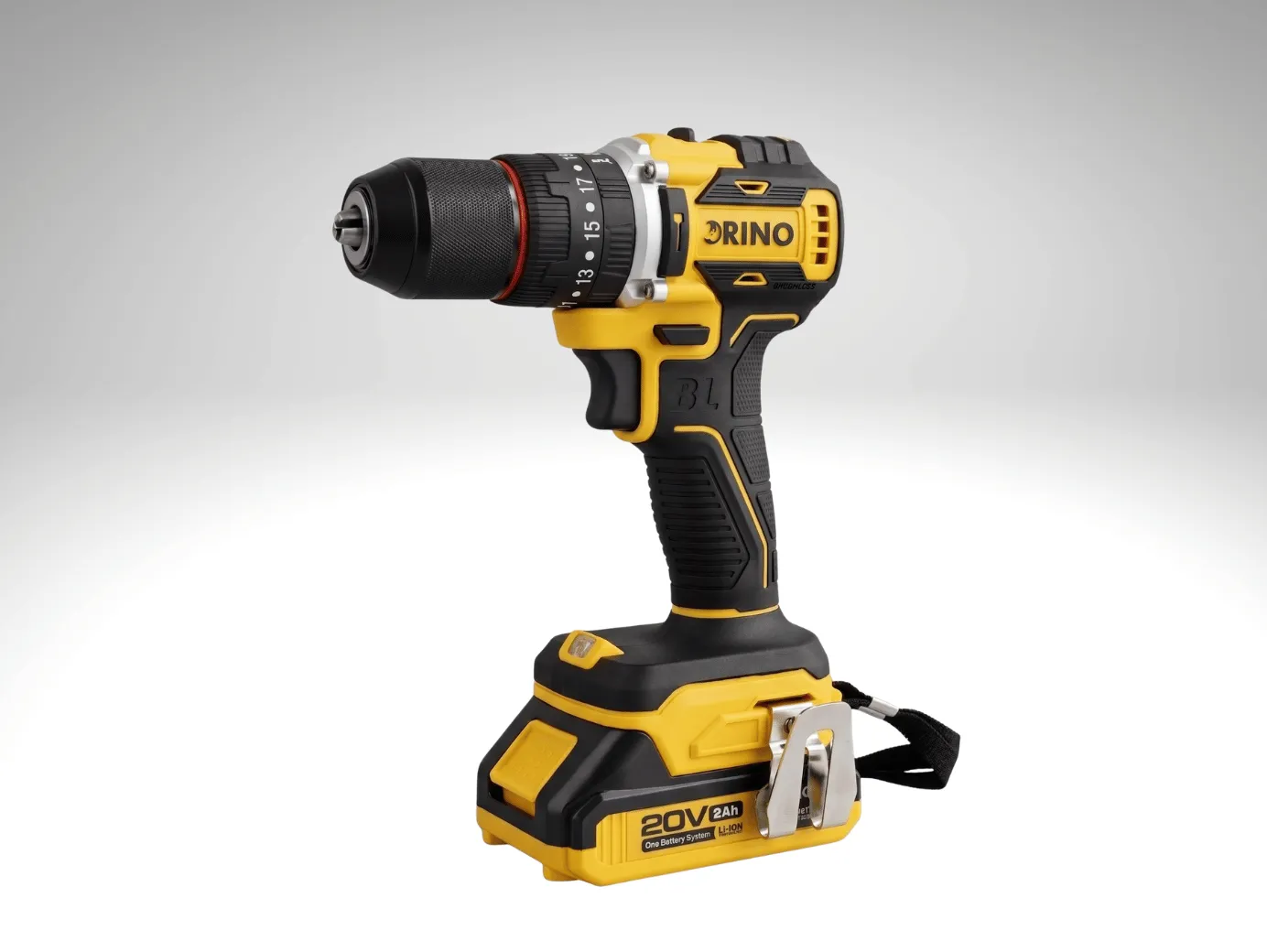 Zestaw wiertarko-wkrętarka akumulatorowa 20 V + 117 PCS RINO DRI20LI-117imp